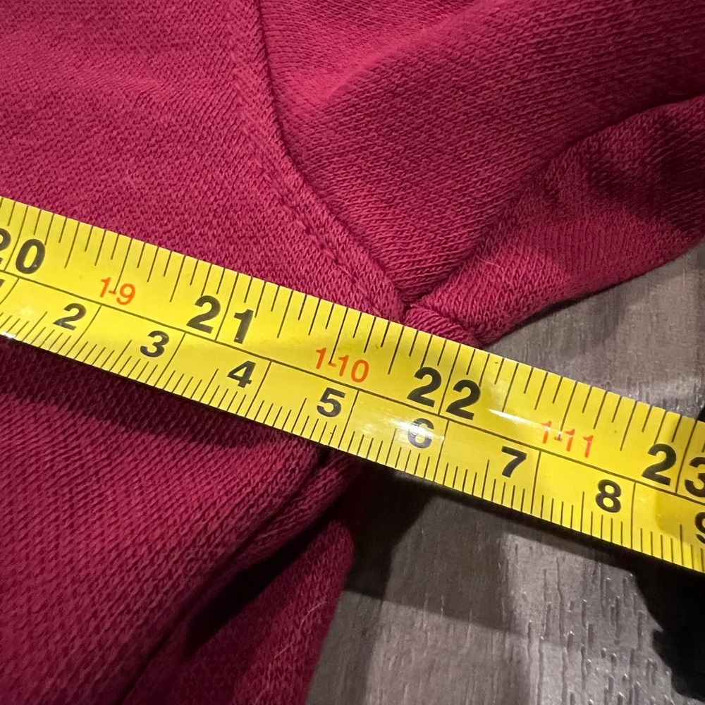 The North Face Men's Red Long Sleeve Pullover Hoodie Sweatshirt Size Small - Picture 3 of 5